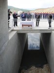 Azerbaijani President inspects construction of Valvalachay-Takhtakorpu channel`s first section (PHOTO)